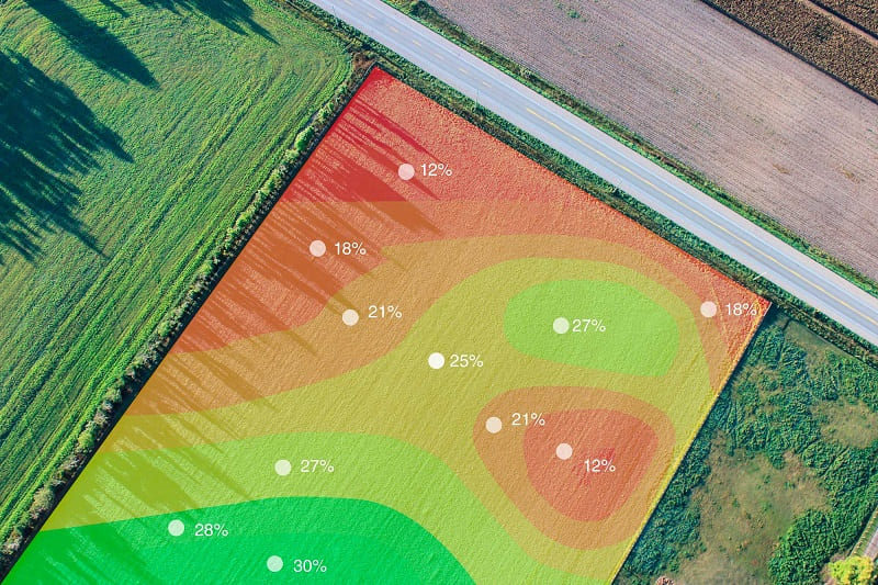 Mapas nutricionales GIS-NDVI en Ecuador.